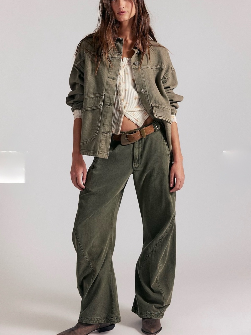 Spotlight Washed Barrel Chino Trousers